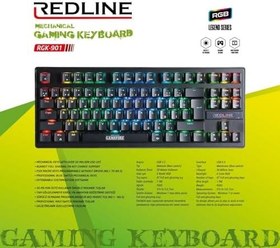 Resim REDLINE RGK-901 Oyuncu Klavyesi 