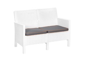 Resim NOVA PLASTİK İKİLİ OTURMA TAKIMI, BEYAZ 