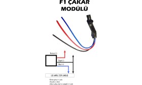 Resim Mod10 F1 Çakar Modülü Fren Stop Lamba Sürekli Çakar 12V 