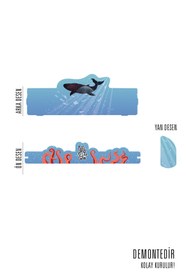 Resim Popcorn Kids Scuba Tekli Duvar Rafı 