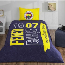 Resim Taç FB Şanlı Kanarya Lisanslı Tek Kişilik Nevresim Takımı 