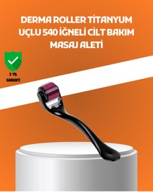Resim Skygo 540 İğneli Titanyum Dermaroller Profesyonel Ev Tipi Cilt Yenileme Aparatı 