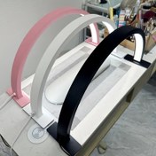 Resim LED Işık, Güzellik Salonu Yarım Ay Gölge Aydınlatması, USB Besleyici, Kokusuz, Kozmetikler, Yüz Temizliği ve Göz Koruma için İdeal, Gözlük Sanat Aydınlatma Cihazı | Modern Işık | Dayanıklı Naylon Kumaş, Piller Olmadan Gözlük Sanat Aksesuarı 