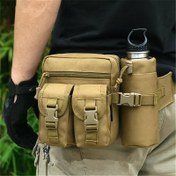 Resim Outdoor Spor Bel Çantası Su Şişesi Tutucu Çok Amaçlı Seyahat Dağcılık Sırt Çantası Bisiklet Çantası 