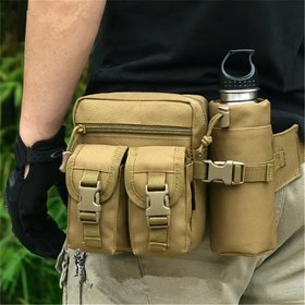 Resim Outdoor Spor Bel Çantası Su Şişesi Tutucu Çok Amaçlı Seyahat Dağcılık Sırt Çantası Bisiklet Çantası 