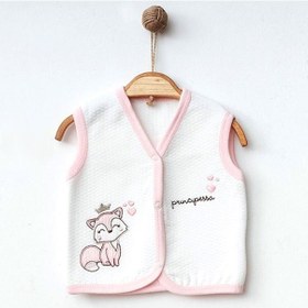 Resim Ekebaby Lamia Lüks Kapitone Bebek Yeleği 44117 Pembe 