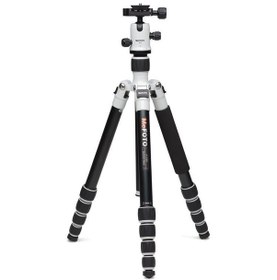 Resim Benro Mefoto A1350Q1W Roadtrip Aluminum Travel Tripod Kit (White) 