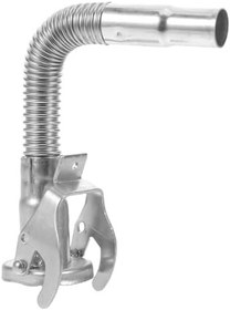 Resim Amosfun Paslanmaz Çelik Bidonu Musluğu Yağ Varili Metal Pompa Ucu Araba Bakımı ve Garaj İçin Dayanıklı Yakıt Dökmeye Uygun Nozul 