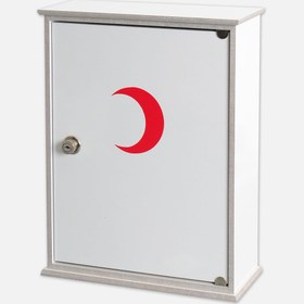 Resim Kilitli Ecza Dolabı 