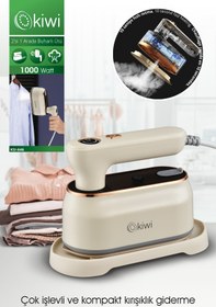 Resim Kiwi Ksı-646 2'si 1 Arada Buharlı Ütü Krem 