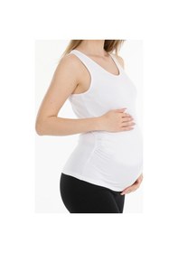 Resim Parlingerie Hamile Modal Atlet Kalın Askılı Beyaz 