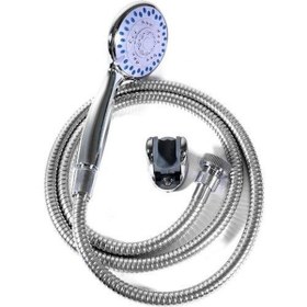 Resim Duş Başlığı Spiral Hortum Ve Bağlantı Apataratı 