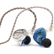 Resim KZ ZS10 Pro 4BA+1DD Hibrit Kulaklık Mavi 