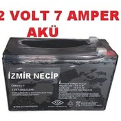 Resim 12 Volt 7 Amper Tse Belgeli Güç Kaynağı Aküsü 