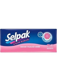 Resim Selpak Çiçek Kokulu Mendil 10'lu 3 Paket 