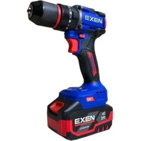 Resim EXEN EN 404 SET - 21V 4Ah Kömürsüz Şarjlı Makina 4'lü Set 