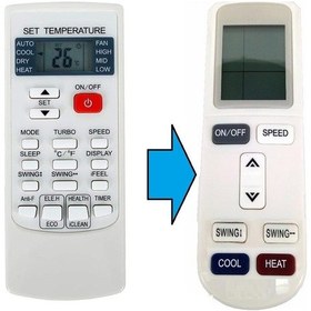 Resim COPA YKR-H 101E Klima Kumandası 