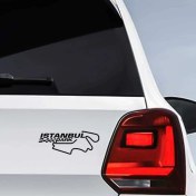 Resim Istanbul Park Harita Rally Oto Özel Yeni STICKER25*10 cm 