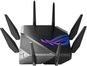 Resim Asus ROG GT-AXE11000 WiFi6 Gaming Ai Mesh Aiprotectionpro Router Access Point 