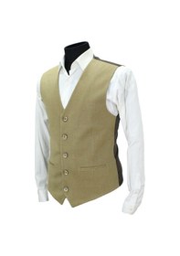 Resim Mentor Regalo Erkek Yelek V Yaka Bej 50596 