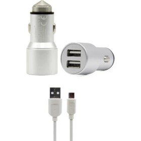 Resim Syrox Android Uyumlu Hızlı Araç Şarj Aleti Ek Kablolu 