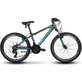 Resim 24 Jant Carraro Force 400 Dağ Bisikleti | 32,5 cm Kadro | 21 Vites | V Fren | Mat Antrasit-Yeşil-Mavi | Blc Bisiklet 