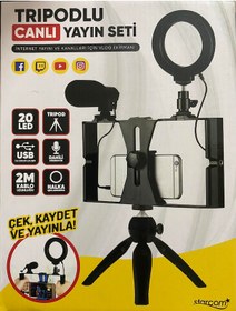 Resim Starcom Pu-480 Tripod Canlı Yayın Seti 