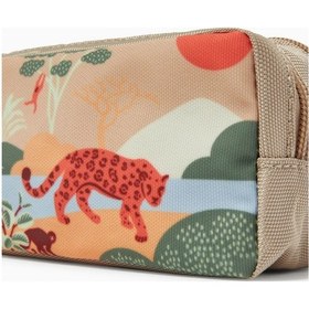 Resim Safari Double Pencil Case, Çift Bölmeli Kalem Kutusu Çok Renkli 