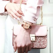 Resim Hanyang Gül Altın Kahverengi Lls Lüks Moda Kadın Bilezik Izle Kadın Rahat Su Geçirmez Kuvars Bayan Elbise Saatler Hediye Sevgilisi Saat Relogio Feminino (Yurt Dışından) 