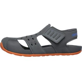 Resim Skechers SİDE WAVE Küçük Erkek Çocuk Gri Sandalet - 92330N CCOR 