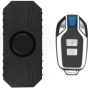 Resim Pengfushop5 113DB Süper Yüksek Sesli Kablosuz Motosiklet Bisiklet Alarmı Güvenlik Uzaktan Kumandalı Hırsızlık Alarmı Suya Dayanıklı Siyah (Yurt Dışından) 