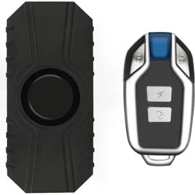 Resim Pengfushop5 113DB Süper Yüksek Sesli Kablosuz Motosiklet Bisiklet Alarmı Güvenlik Uzaktan Kumandalı Hırsızlık Alarmı Suya Dayanıklı Siyah (Yurt Dışından) 