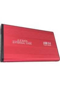 Resim 2.5 Hdd Kutusu Usb 3.0 Harici Harddisk Kutusu Kırmızı 