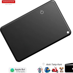 Resim Knmaster KNTAG 1C - Ultra İnce Akıllı Takip Kartı (Cüzdan Bulucu) 