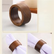 Resim El Yapımı Peçete Halkaları Seti, 6'lı Ahşap Çiftlik Evi Rustik Vintage Peçete Halkası Tutucular Yuvarlak Serviette Halkaları Toplu Noel Şükran Günü Tatil Düğün Parti Yemek Masası Dekoru 