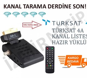 Resim SCART GİRİŞLİ PLAZMA TV UYUMLU MİNİ GÖZ BÖCEK UYDU ALICISI 