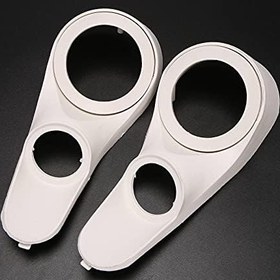 Resim 2/3,5/3,8/4 hoparlör için araç hoparlörü A sütun modifiye edilmiş üç yönlü yüksek tonlu tutucu plastik rondela contası 