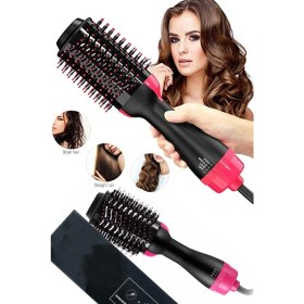 Resim Hava Üflemeli Saç Kurutma ve Şekillendirme Cihazı, Siyah, Pratik ve Kullanışlı 