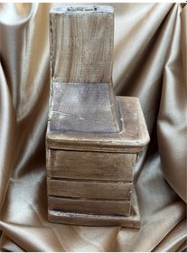 Resim Şömine Model Tütsülük Kahverengi 