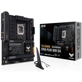 Resim Asus TUF Gaming B760-Plus WIFI D4 Intel B760 5333 MHz (OC) DDR4 Soket 1700 ATX Anakart 