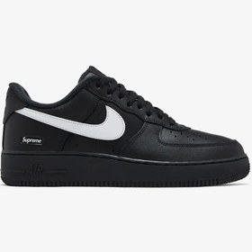 Resim Nike x Supreme Air Force 1 Low 'Black White' | Unisex 
