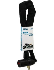Resim Zincirli Anahtarlı Motor - Bisiklet Kilit Bez Kılıflı Aç-kapa Kilit Kapak 100cm Çok Renkli 