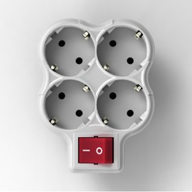 Resim Toptancı Amca Dörtlü Golyat Kablosuz Priz Topraklı Kalitesi Priz Çoklayıcısı 4 Adet ! 