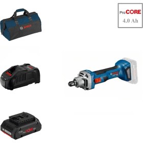 Resim Bosch Ggs 18V-20 1x4 Ah Procore Akülü Kalıpçı Taşlama Bez Çantalı 