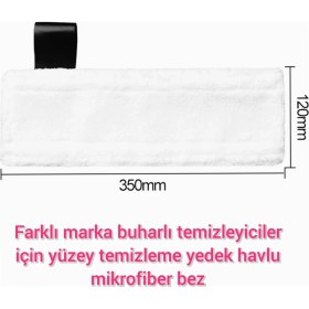Resim Allians Buharlı Temizleyici Için Mikrofiber Havlu Paspas Bezi Seti 
