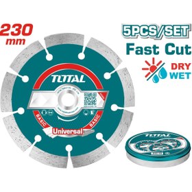 Resim TOTAL ELMASLI GRANİT VE MERMER KESME DİSK - TAC2111803M 