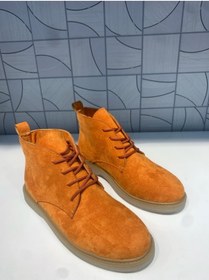 Resim Anıl Ayakkabı Helen Kadın Turuncu Süet (helen) Oranj Kadın Bağcıklı Bot 