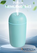 Resim Nazalya 420 ml Oda Hava Nemlendirici Difüzör Usb Şarj Kablolu Oda Hava Nemlendiricisi 