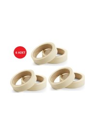 Resim Hediyeli 12 Adet 24 Mm X 25 Mt Maskeleme Bandı Kağıt Bant 
