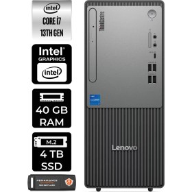 Resim Lenovo Thinkcentre Neo 50T Gen 5 Intel Core I7 13700 40GB 4tb SSD Windows 11 Pro Masaüstü Bilgisayar & Per4 USB Bellek 12UB000LTRP405 